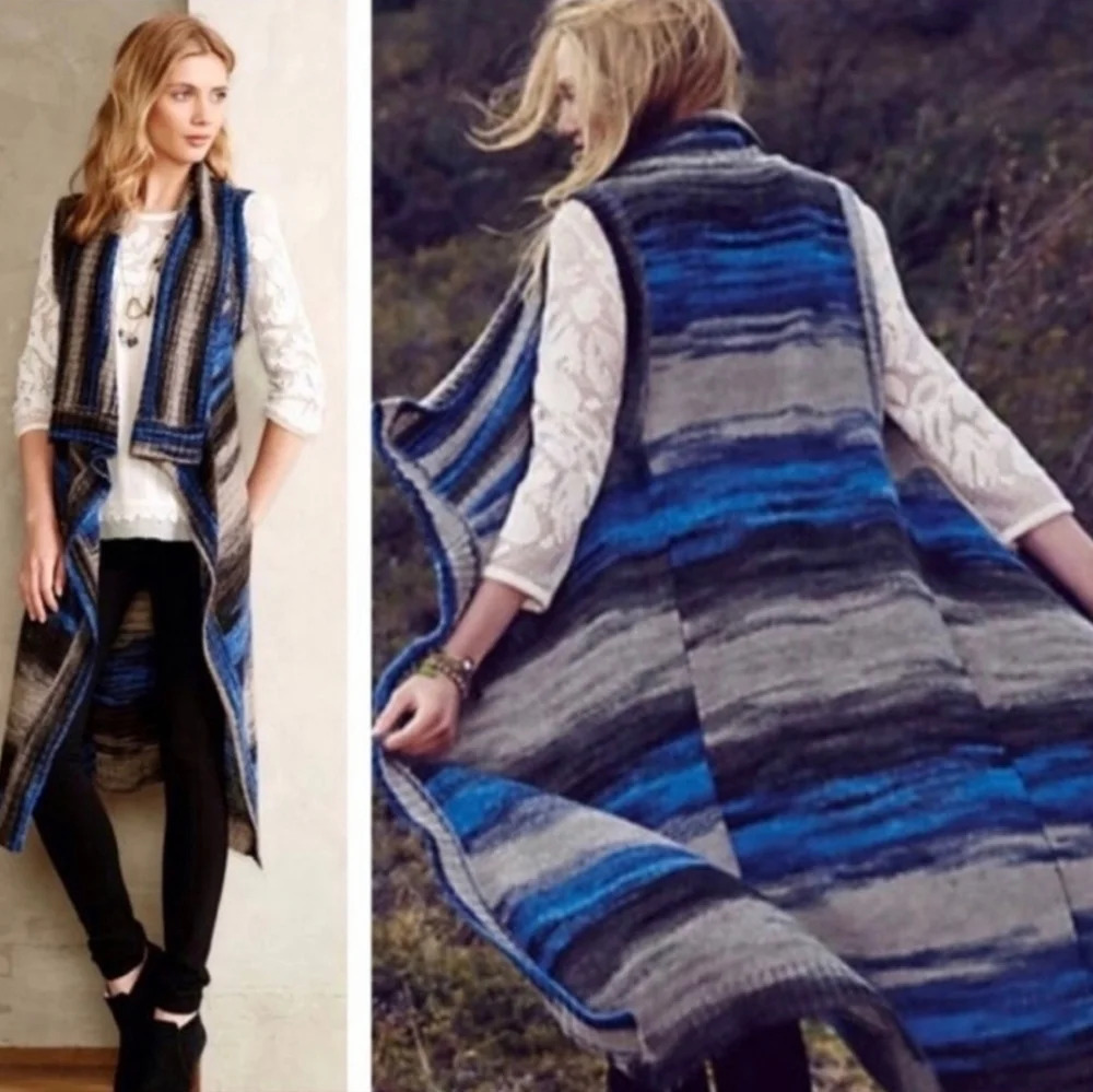 Moth  Anthropology sweater vest duster